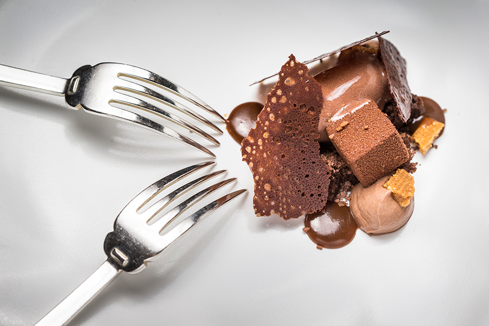 Guanaja chocolate dish from Odette